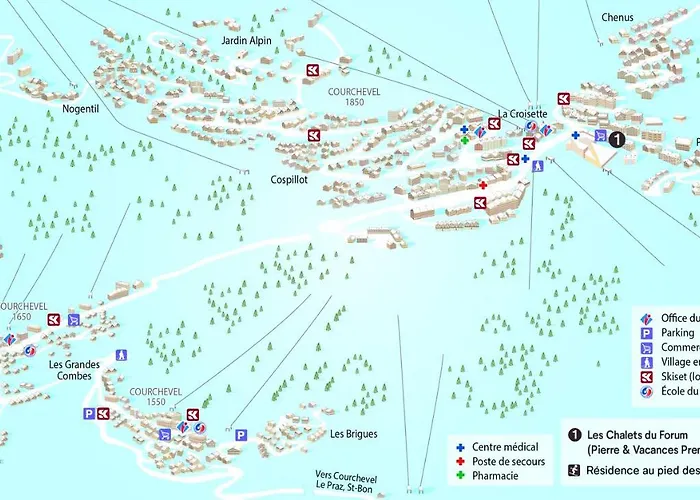 Ξενοδοχείο με διαμερίσματα Pierre & Premium Les Du Forum